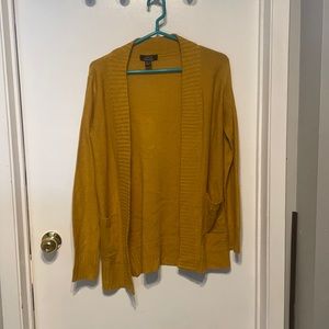 Mustard yellow cardigan